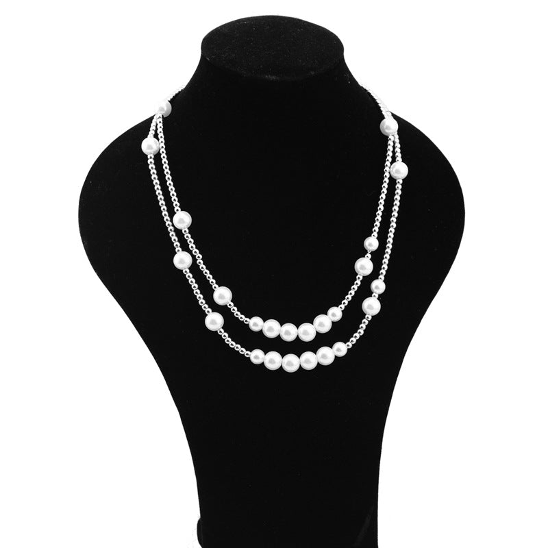 Women's & Men's & Stainless Steel Ball Clavicle Chain Unisex Style Necklaces