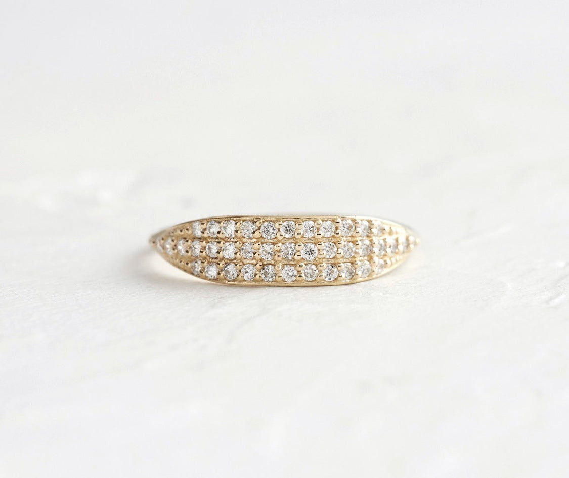 Simple Fashion Alloy Diamond Style Home Rings
