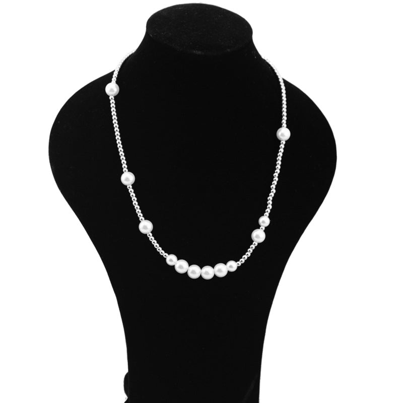 Women's & Men's & Stainless Steel Ball Clavicle Chain Unisex Style Necklaces