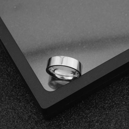 Women's & Men's & Stainless Steel Glossy Classic And Couple Rings