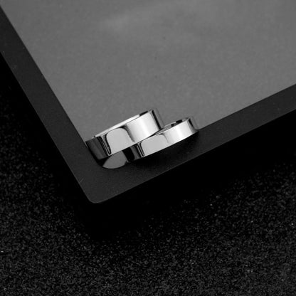 Women's & Men's & Stainless Steel Glossy Classic And Couple Rings
