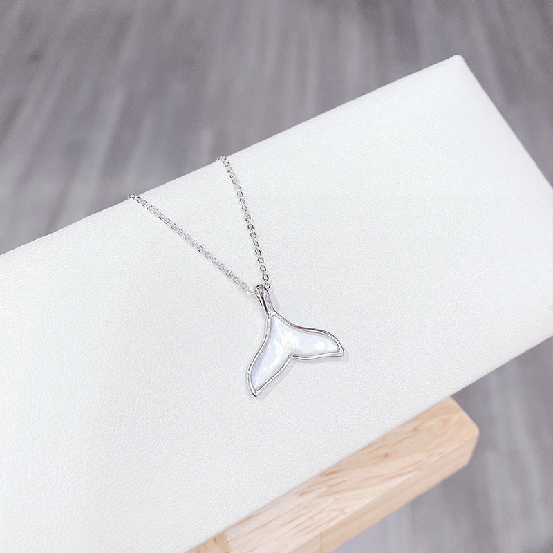 Mermaid Tail Shell Female Fashion Korean Temperament Fish You Necklaces