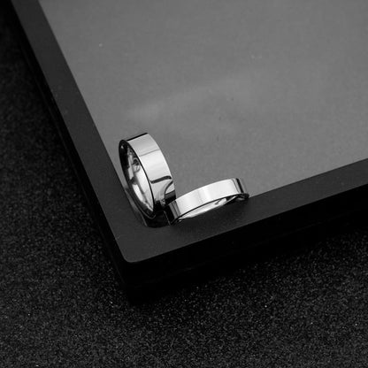 Women's & Men's & Stainless Steel Glossy Classic And Couple Rings
