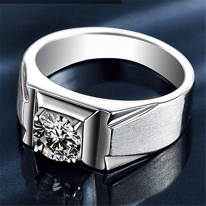 Trend Simulation Diamond Wedding Tie Fixed Rings
