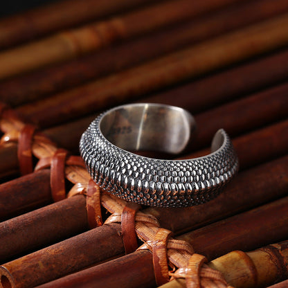Men's For Single Vintage Round Index Finger Rings