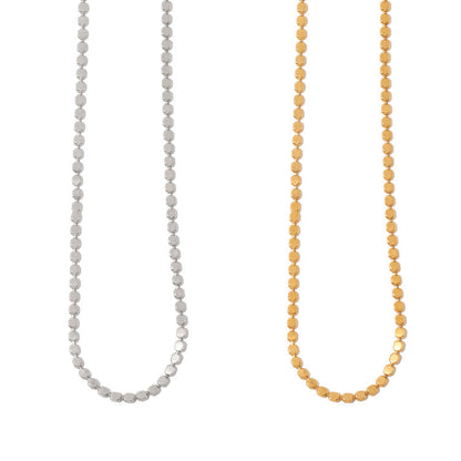 Women's Color Retention Brass Electroplated Real Simple Necklaces