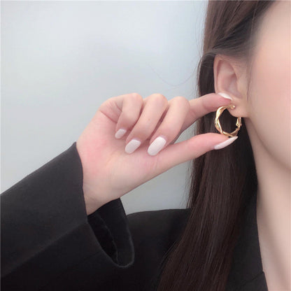 Women's Needle Retro High Sense Twist Trendy Earrings