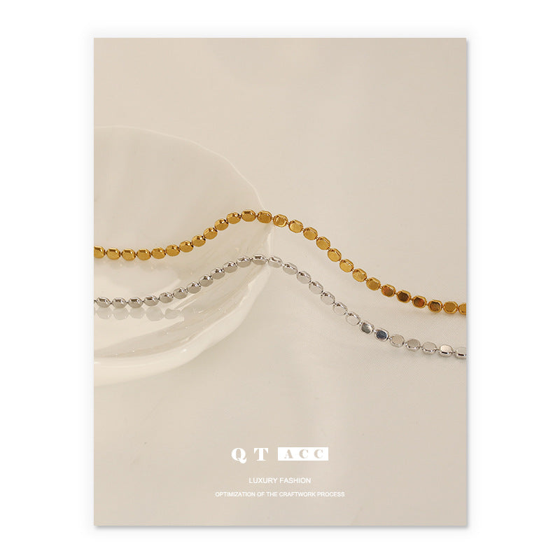 Women's Color Retention Brass Electroplated Real Simple Necklaces