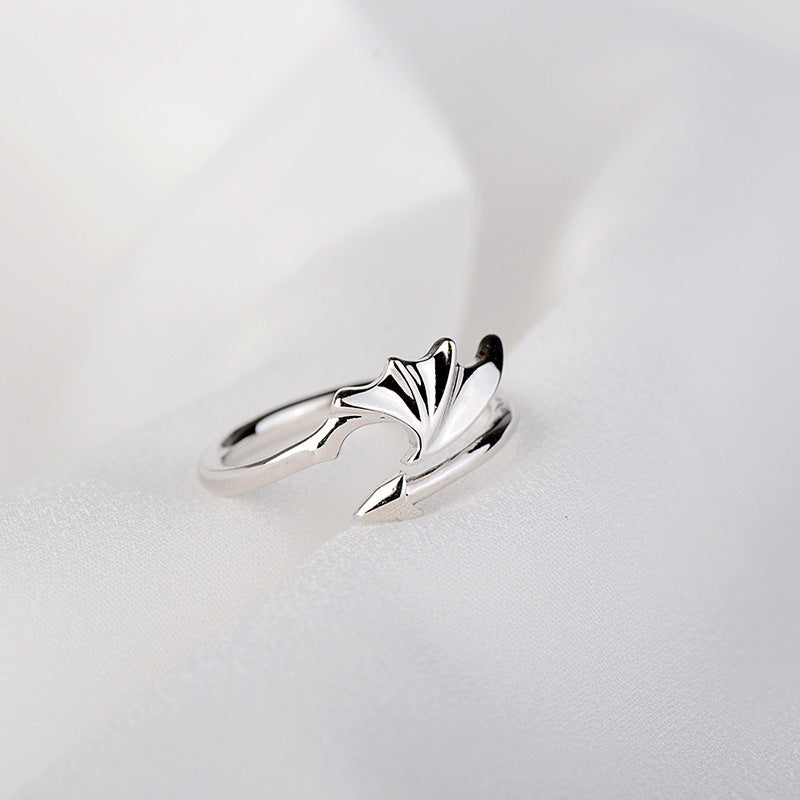 Women's & Men's Wing Couple And One Pair Cold Style Personality Trendy Rings