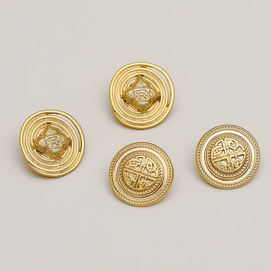 Style Retro Fashion Personalized Graceful And Earrings