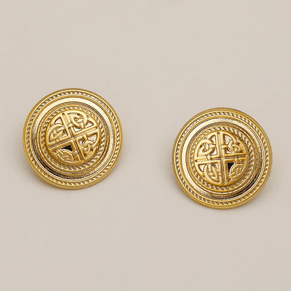 Style Retro Fashion Personalized Graceful And Earrings