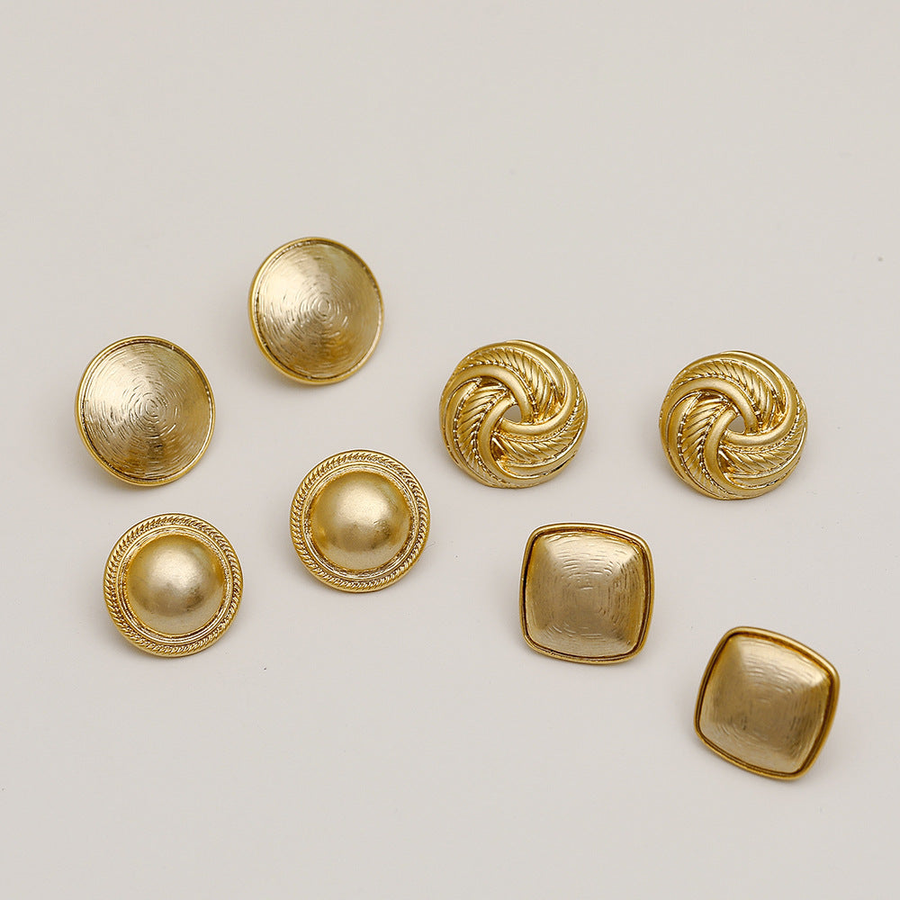 Style Retro Fashion Personalized Graceful And Earrings