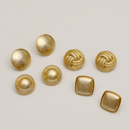 Style Retro Fashion Personalized Graceful And Earrings