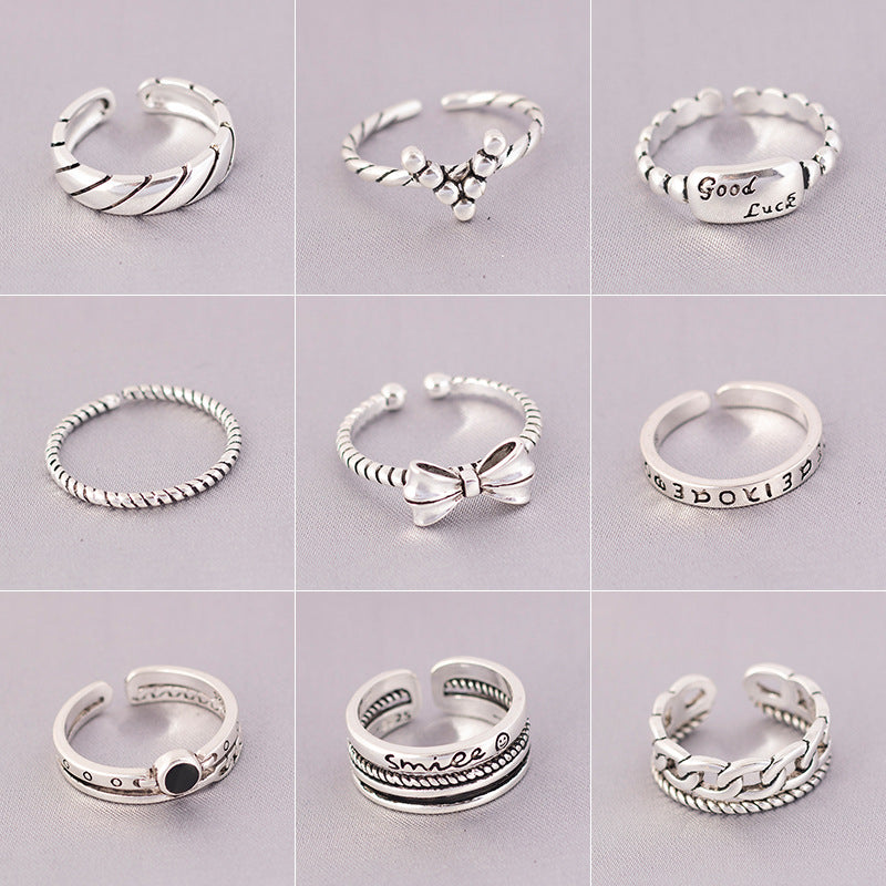 Women's & Men's Collection Marcasite Retro And Fashion Personalized Rings