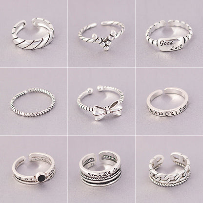 Women's & Men's Collection Marcasite Retro And Fashion Personalized Rings