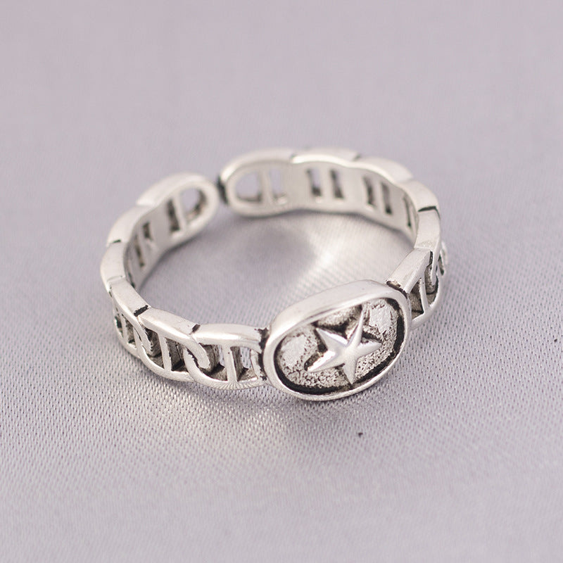 Women's & Men's Collection Marcasite Retro And Fashion Personalized Rings