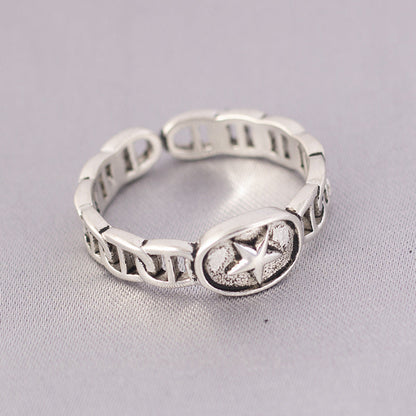 Women's & Men's Collection Marcasite Retro And Fashion Personalized Rings