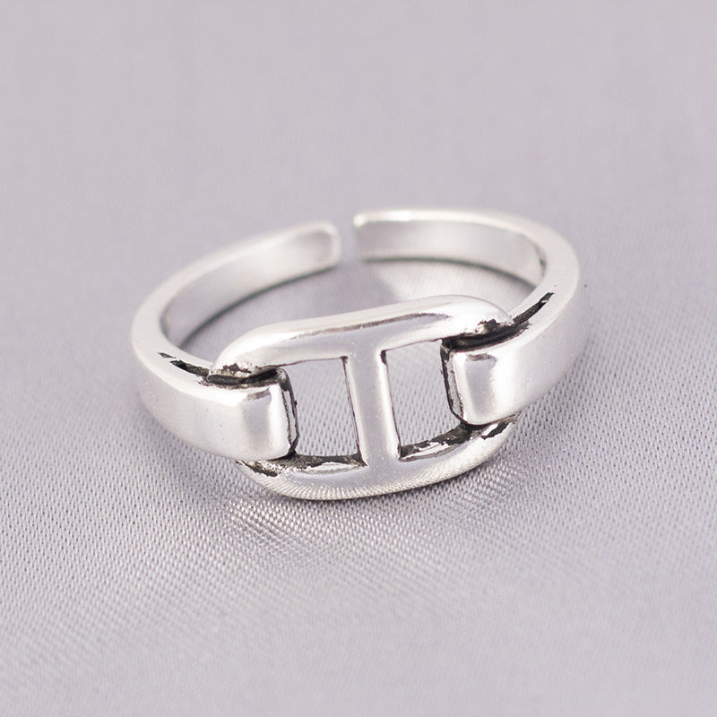 Women's & Men's Collection Marcasite Retro And Fashion Personalized Rings