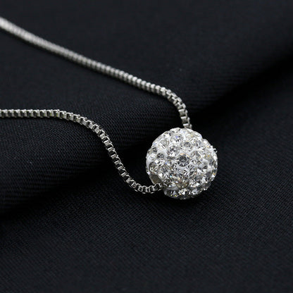 Exquisite Ornament Rhinestone Ball Pearl Diamond Necklaces