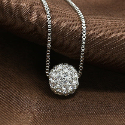 Exquisite Ornament Rhinestone Ball Pearl Diamond Necklaces