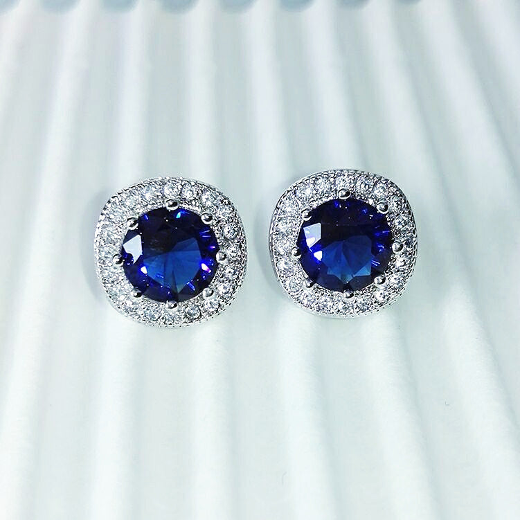 Sterling Sier Ear Zircon Inlaid Fashionmonger Rings