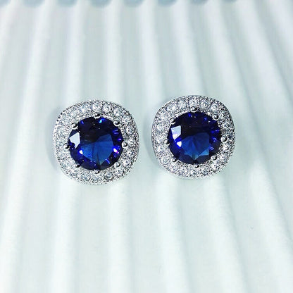 Sterling Sier Ear Zircon Inlaid Fashionmonger Rings