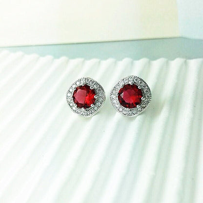 Sterling Sier Ear Zircon Inlaid Fashionmonger Rings