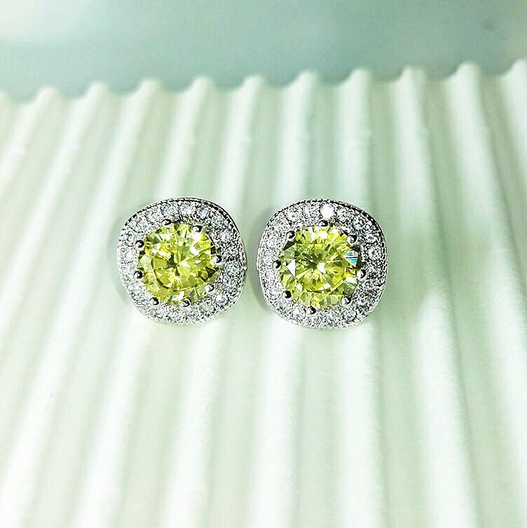 Sterling Sier Ear Zircon Inlaid Fashionmonger Rings