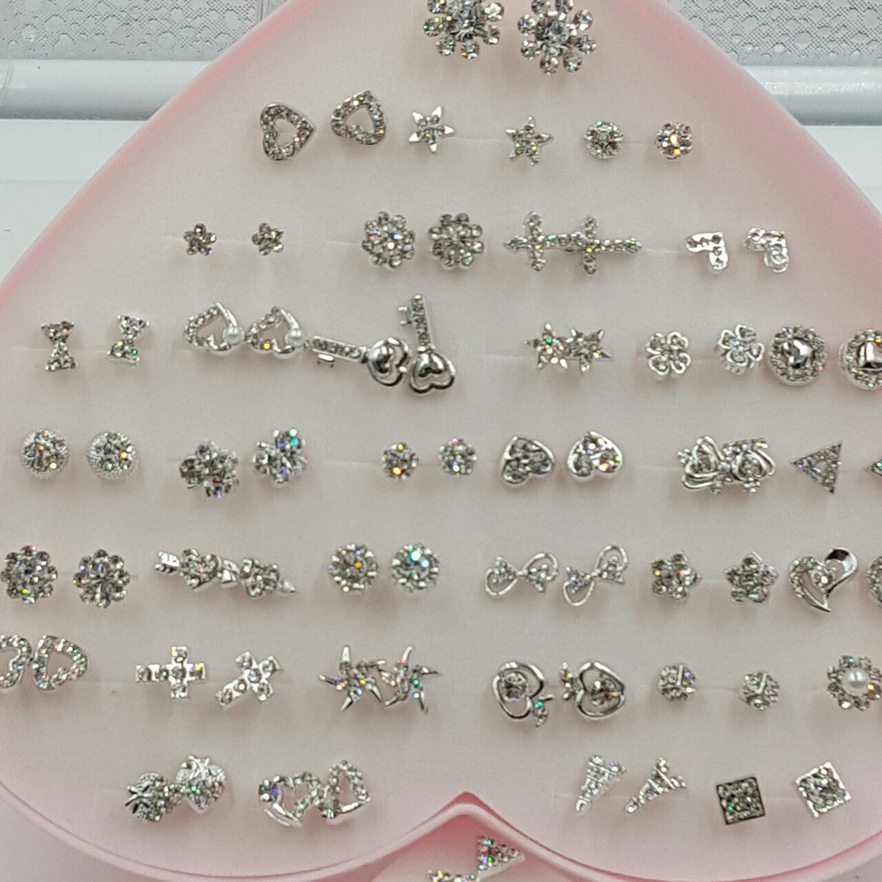 Women's Summer Ear Plastic Auricular Needle Mini Earrings