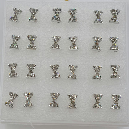 Women's Summer Ear Plastic Auricular Needle Mini Earrings