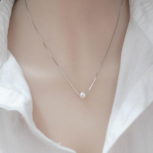 Women's Korean Fashion Simple Pendant Short Single-layer Necklaces