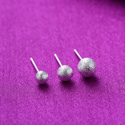 Women's & Men's & And Fresh Round Beads Beanie Earrings