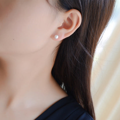 Women's & Men's & And Fresh Round Beads Beanie Earrings