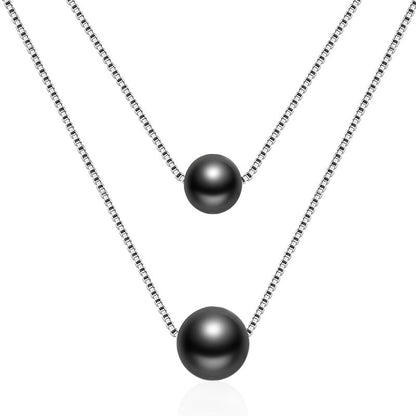 Women's Korean Fashion Simple Pendant Short Single-layer Necklaces