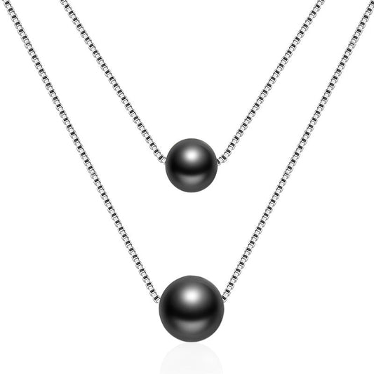 Women's Korean Fashion Simple Pendant Short Single-layer Necklaces
