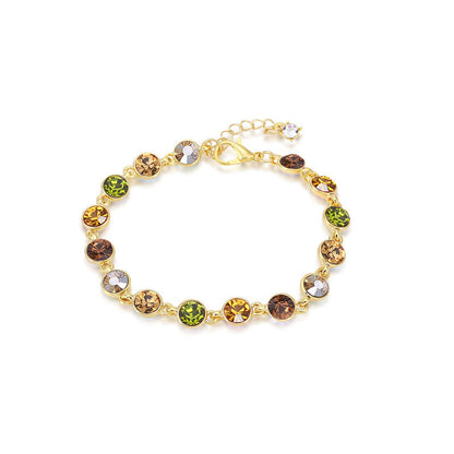 Women's Colorful Crystal Korean Style Jewelry Live Bracelets