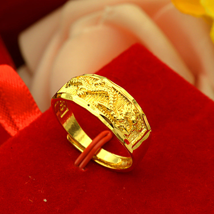 Women's & Men's & Gold-plated Jewelry Brass Gold Plated Rings