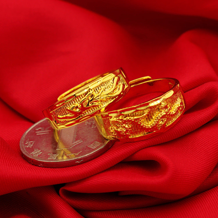 Women's & Men's & Gold-plated Jewelry Brass Gold Plated Rings