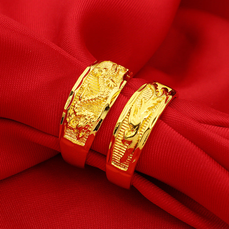 Women's & Men's & Gold-plated Jewelry Brass Gold Plated Rings