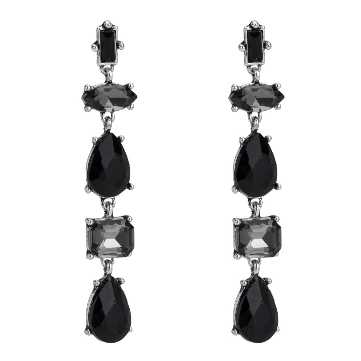 Exaggerated Trendy Multilayer Diamond Bohemian Ear Earrings