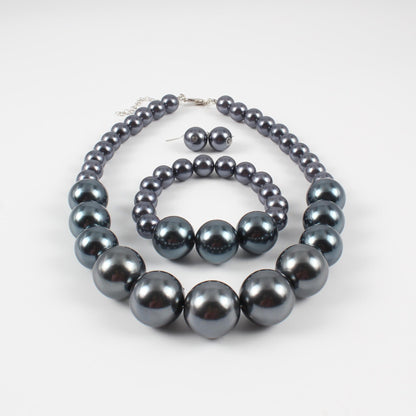 Fashion Pearl Simplicity And Exaggeration Imitation Necklaces