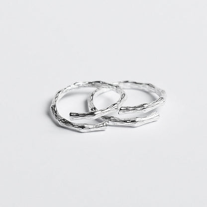 Women's & Men's & Sterling Sier Couple Sweet Art Rings