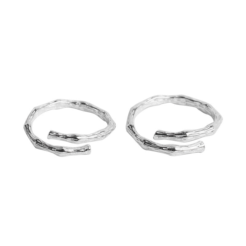 Women's & Men's & Sterling Sier Couple Sweet Art Rings
