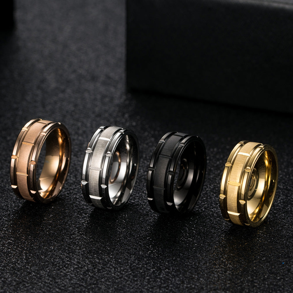 Titanium Steel Wire Drawing Combined Set Rings