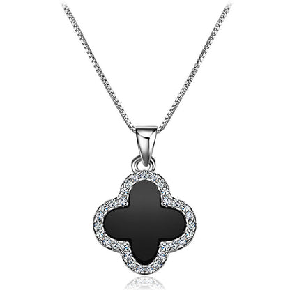 Women's Sterling Sier Simple Temperament Clavicle Chain Necklaces