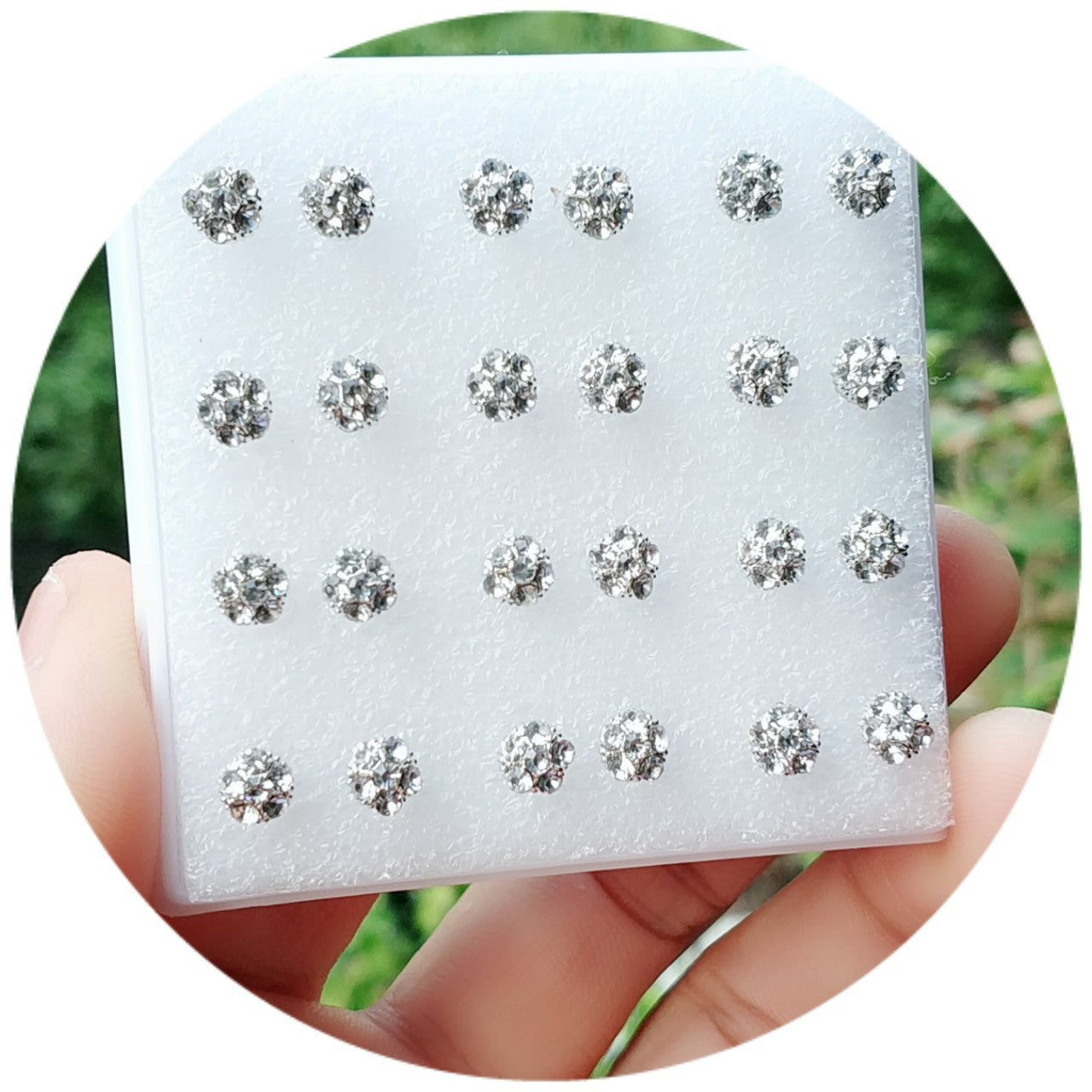 Women's Summer Ear Plastic Auricular Needle Mini Earrings