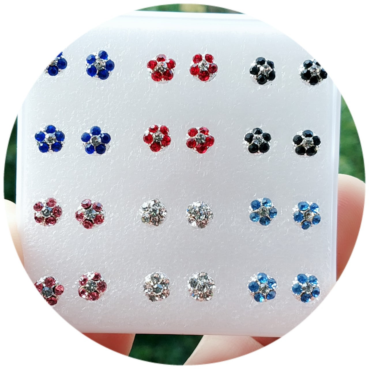 Women's Summer Ear Plastic Auricular Needle Mini Earrings