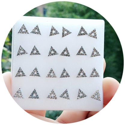 Women's Summer Ear Plastic Auricular Needle Mini Earrings