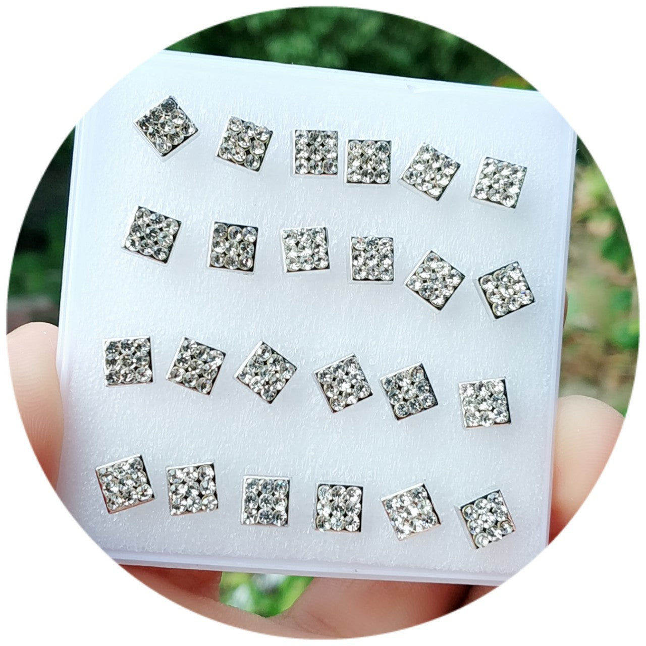 Women's Summer Ear Plastic Auricular Needle Mini Earrings