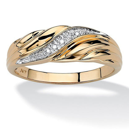 Women's & Men's & Creative Twisted Diamond And Rings
